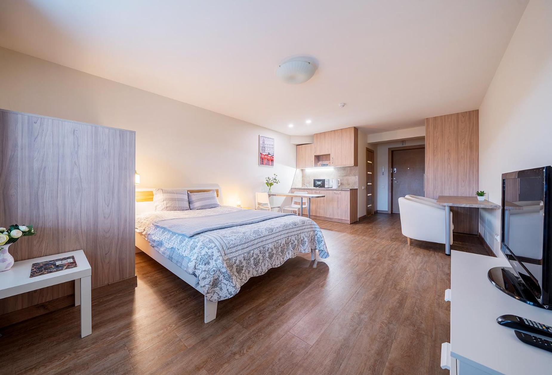 Gyneju Self Check-In Apartments Wilna Zimmer foto